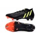 Chaussure adidas Predator Edge.1 FG Noir Jaune Rouge