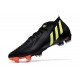 Chaussure adidas Predator Edge.1 FG Noir Jaune Rouge