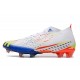 Chaussure adidas Predator Edge.1 FG Blanc Jaune Solaire Bleu Power
