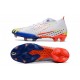 Chaussure adidas Predator Edge.1 FG Blanc Jaune Solaire Bleu Power