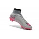 Nouveau Chaussure de Football Nike Mercurial Superfly CR FG Gris Hyper Rose