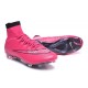 2015 Nike Mercurial Superfly 4 FG Crampons de Football Noir Rose