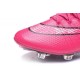 2015 Nike Mercurial Superfly 4 FG Crampons de Football Noir Rose
