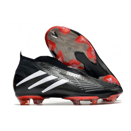 adidas Predator Edge+ FG Neuf Noir Blanc Rouge
