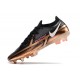 Crampons Foot Nike Phantom GT2 Elite FG Cuivre Métallique Blanc Noir