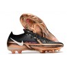 Crampons Foot Nike Phantom GT2 Elite FG Cuivre Métallique Blanc Noir
