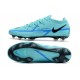 BleuCrampons Foot Nike Phantom GT2 Elite FG Bleu