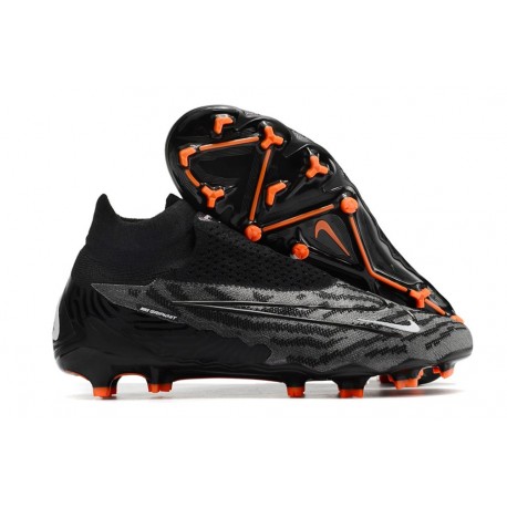 Nike Phantom GX Elite DF Link FG Noir Blanc Sommet Gris Fumée