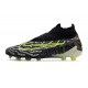Nike Phantom GX Elite DF Link FG Noir Volt Blanc Bleu Lumière
