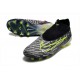 Nike Phantom GX Elite DF Link FG Noir Volt Blanc Bleu Lumière