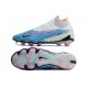 Nike Phantom GX Elite DF Link FG Bleu Baltique Rose Blanc Bleu Laser