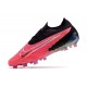 Chaussure Nike Phantom GX Elite FG Rose Noir Blanc