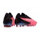 Chaussure Nike Phantom GX Elite FG Rose Noir Blanc