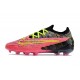 Chaussure Nike Phantom GX Elite FG Rose Noir Jaune