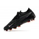 Chaussure Nike Phantom GX Elite FG Noir Blanc Sommet Gris Fumée