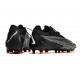 Chaussure Nike Phantom GX Elite FG Noir Blanc Sommet Gris Fumée
