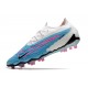 Chaussure Nike Phantom GX Elite FG Bleu Baltique Rose Blanc Bleu Laser