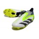 Chaussures adidas Predator Accuracy+ FG Blanc Vert Noir