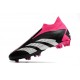 Chaussures adidas Predator Accuracy+ FG Noir Blanc Rose Equipe Choc