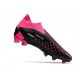Chaussures adidas Predator Accuracy+ FG Noir Blanc Rose Equipe Choc
