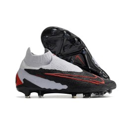 Nike Phantom GX Elite Dynamic Fit Link FG Noir Gris Rouge