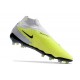 Nike Phantom GX Elite DF Link FG Volt Très Pâle Gridiron Raisin Très Pâle