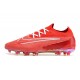Chaussure Nike Phantom GX Elite FG Rouge Blanc