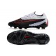 Chaussure Nike Phantom GX Elite FG Noir Gris Rouge