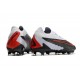 Chaussure Nike Phantom GX Elite FG Noir Gris Rouge