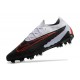 Chaussure Nike Phantom GX Elite FG Noir Gris Rouge