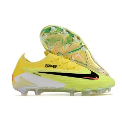 Nike Phantom GX Elite FG Nouveaux Jaune Vert Noir