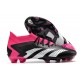 adidas Predator Accuracy.1 FG Crampons Noir Blanc Rose Equipe Choc