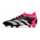 adidas Predator Accuracy.1 FG Crampons Noir Blanc Rose Equipe Choc