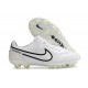 Nike Tiempo Legend 9 Elite FG Nouvel Blanc Noir