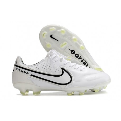 Nike Tiempo Legend 9 Elite FG Nouvel Blanc Noir