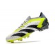 adidas Predator Accuracy.1 Low FG Blanc Noir Citron Lucide