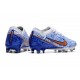 Nike Air Zoom Mercurial Vapor XV Elite AG Blanc Bleu Or