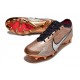 Nike Air Zoom Mercurial Vapor XV Elite AG Mbappe Cuivre Métallique