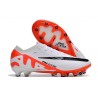 Nike Air Zoom Mercurial Vapor XV Elite AG Blanc Cramoisi Vif Noir