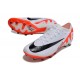 Nike Air Zoom Mercurial Vapor XV Elite AG Blanc Cramoisi Vif Noir