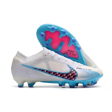 Nike Air Zoom Mercurial Vapor XV Elite AG Blanc Bleu