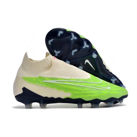Nike Phantom GX Elite Dynamic Fit Link FG Vert Blanc