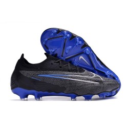 Nike Phantom GX Elite FG Nouveaux Noir Chrome Hyper Royal