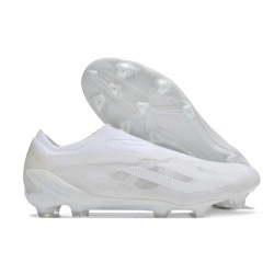 Adidas X Crazyfast.1 Sans Lacets Fg Pearlized - Blanc