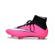 Nouveau Chaussure de Football Nike Mercurial Superfly CR FG Rose Blanc Noir