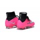 Nouveau Chaussure de Football Nike Mercurial Superfly CR FG Rose Blanc Noir