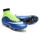 2015 Nouvelle Chaussure Nike Mercurial Superfly IV FG Blue Volt Blanc Noir