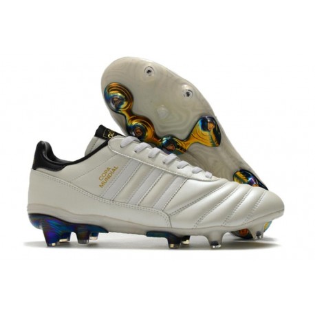 Nouvelles Crampons de Foot - Adidas Copa 19.1 FG Blanc Or