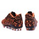 Crampon de Foot Nike Hypervenom Phantom Neymar FG Noir Orange