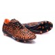 Crampon de Foot Nike Hypervenom Phantom Neymar FG Noir Orange